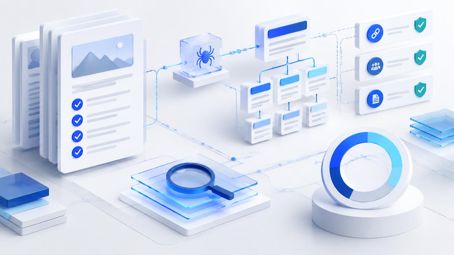 AI content readiness audit with checklists, crawler paths, and a readiness score